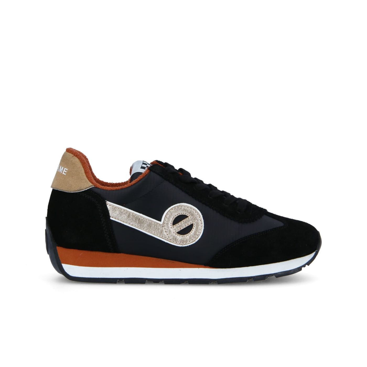 CITY RUN JOGGER  -  CAMPER/SUEDE  - NERO